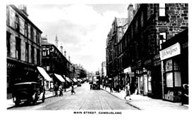 Main Street at West Coats Road circa 1950 - Holmes Real Photo Series